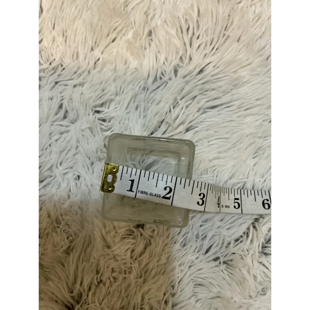 PartyLite Square Frosted Glass Votive Holders Set of 2 — Gift Ready - Picture 7 of 13